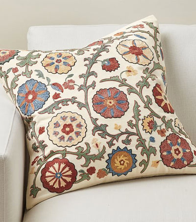 Pottery Barn Penelope Embroidered Pillow Cover