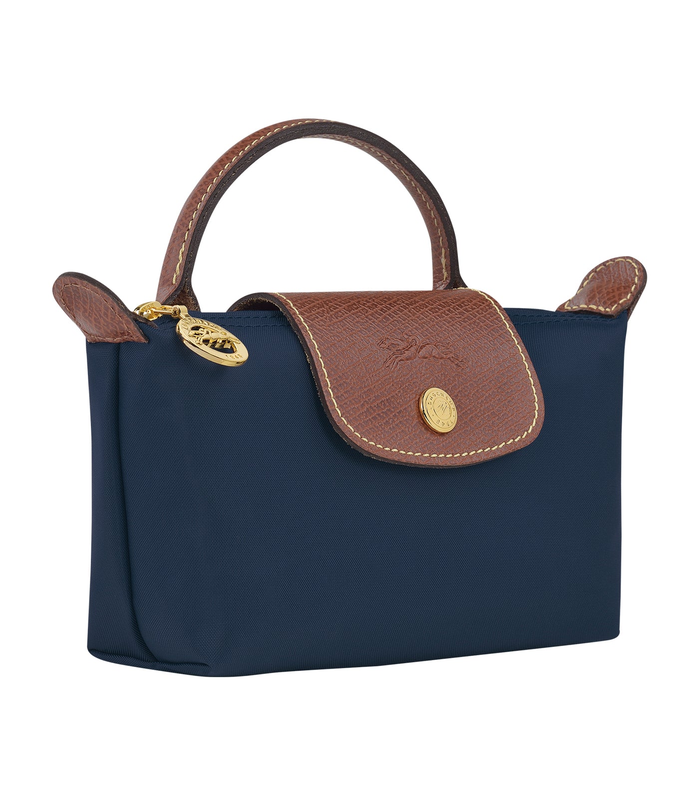 Le Pliage Original Pouch with Handle Navy