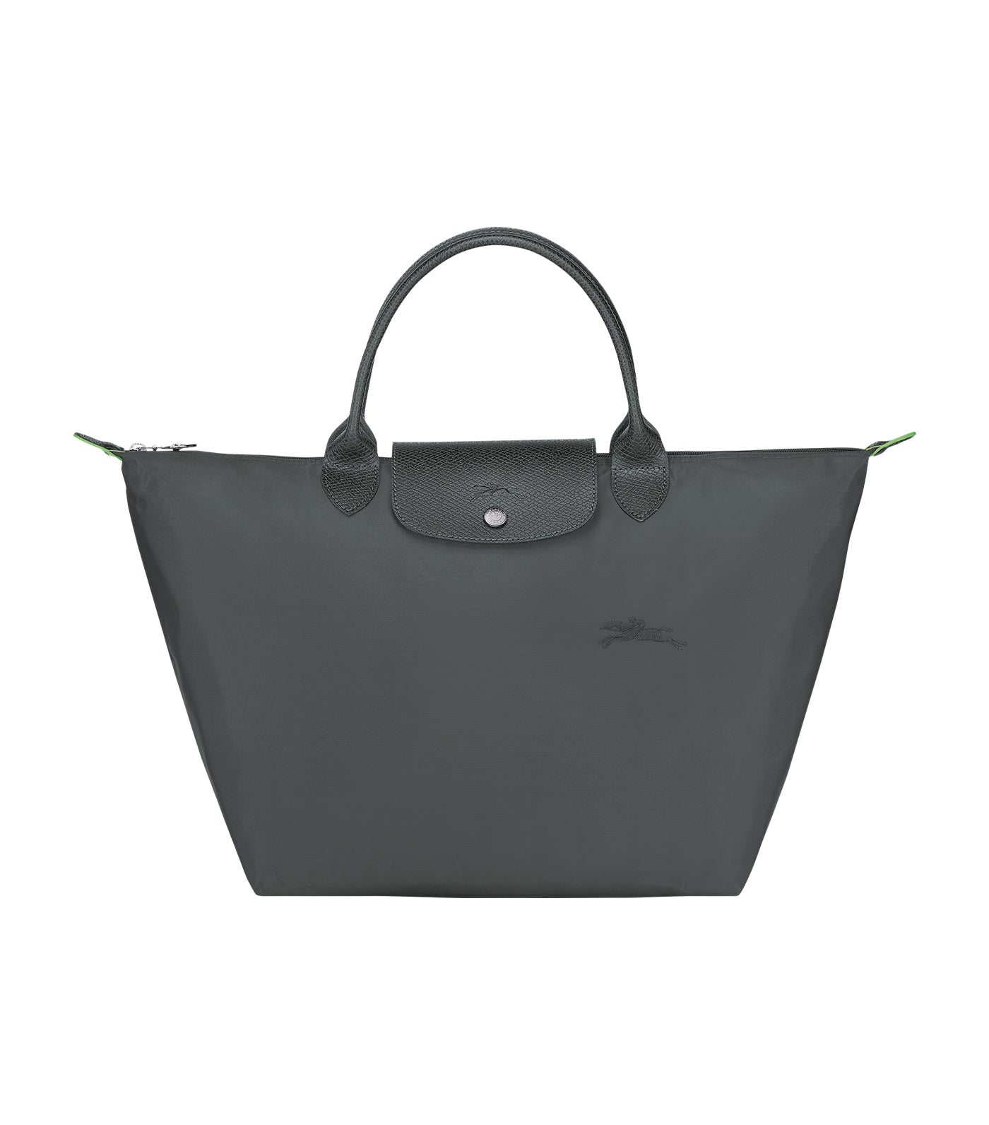 Le Pliage Green Top Handle Bag M Graphite