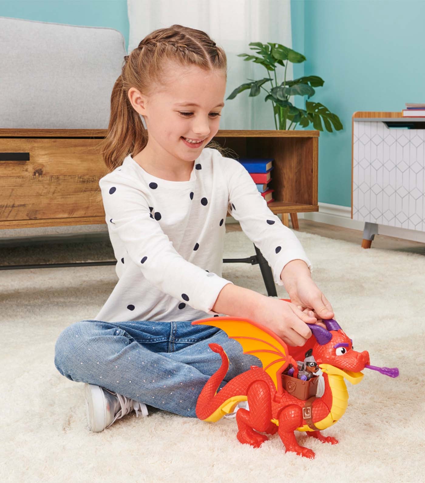 Rescue Knight - Sparks the Dragon and Claw Figure Set