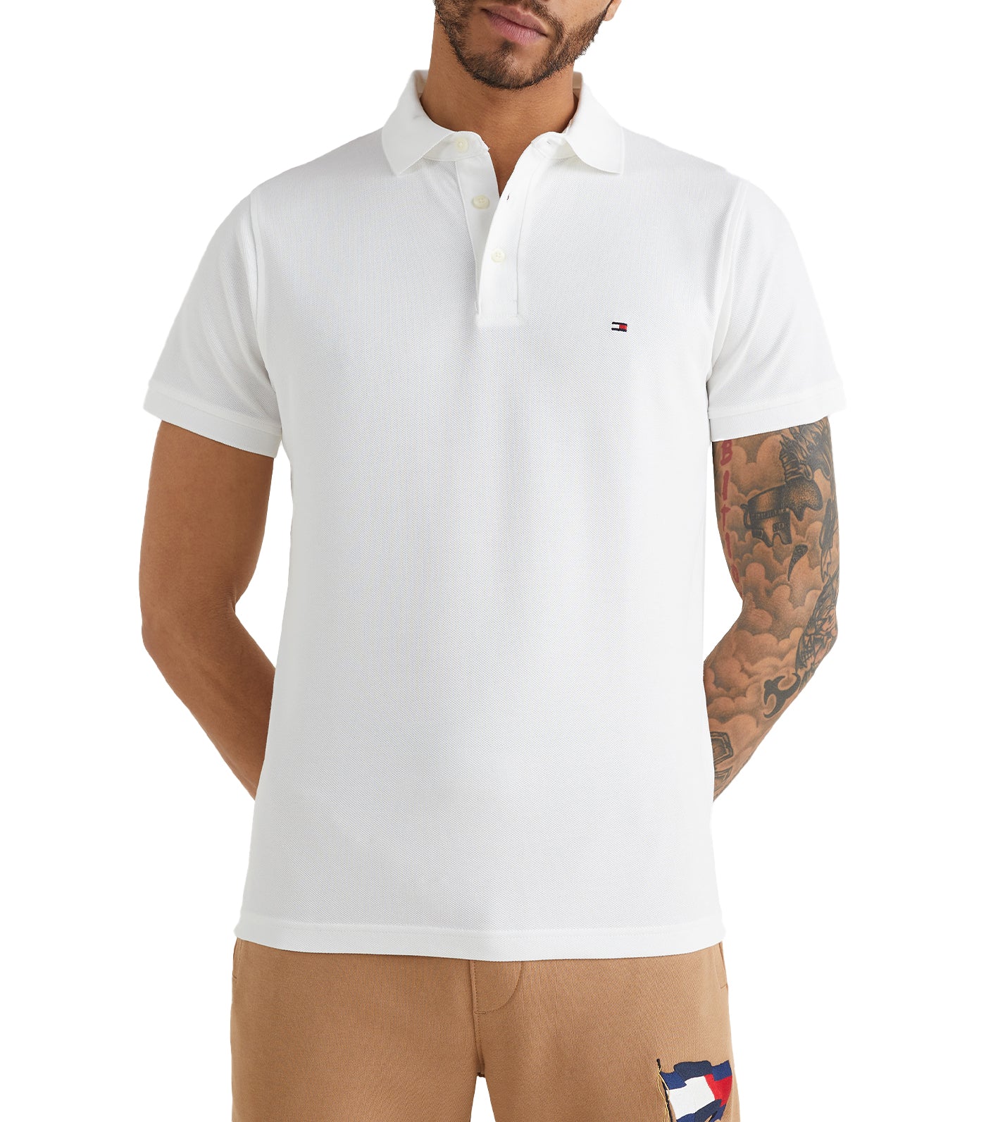 1985 Slim Polo White