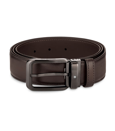 Leather Belt 35mm Shaded Brown