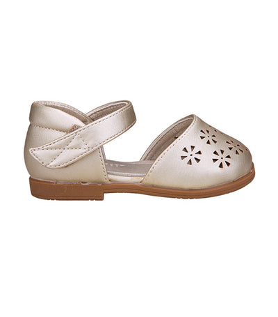 Sutton Toddlers Ballet Flats for Girls - Gold