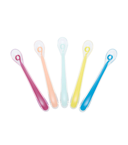 5-Pack 1st Stage Silicone Spoons