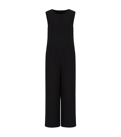 Jumpsuit With Logo Tape Black