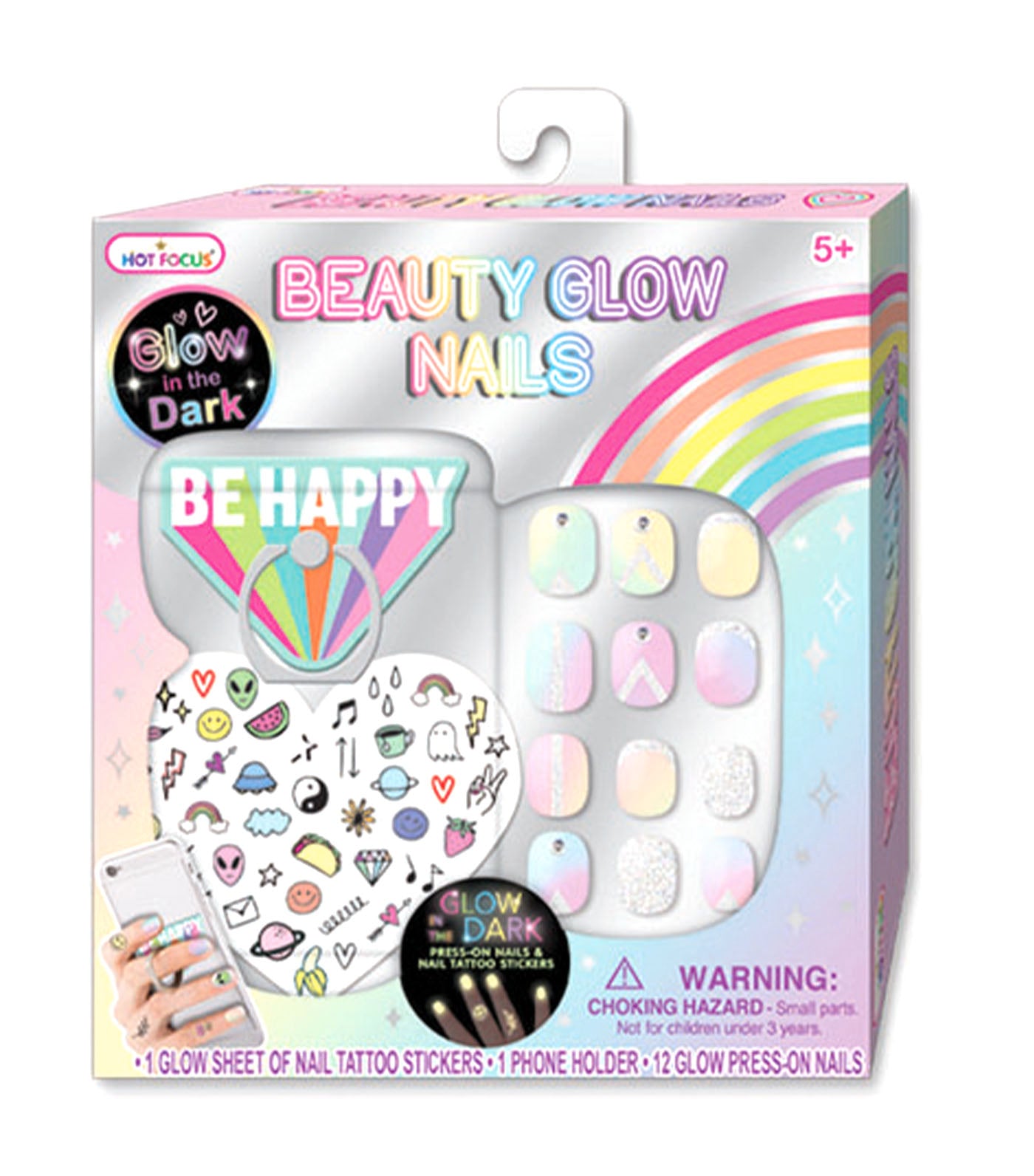 Beauty Glow Nails Rainbow