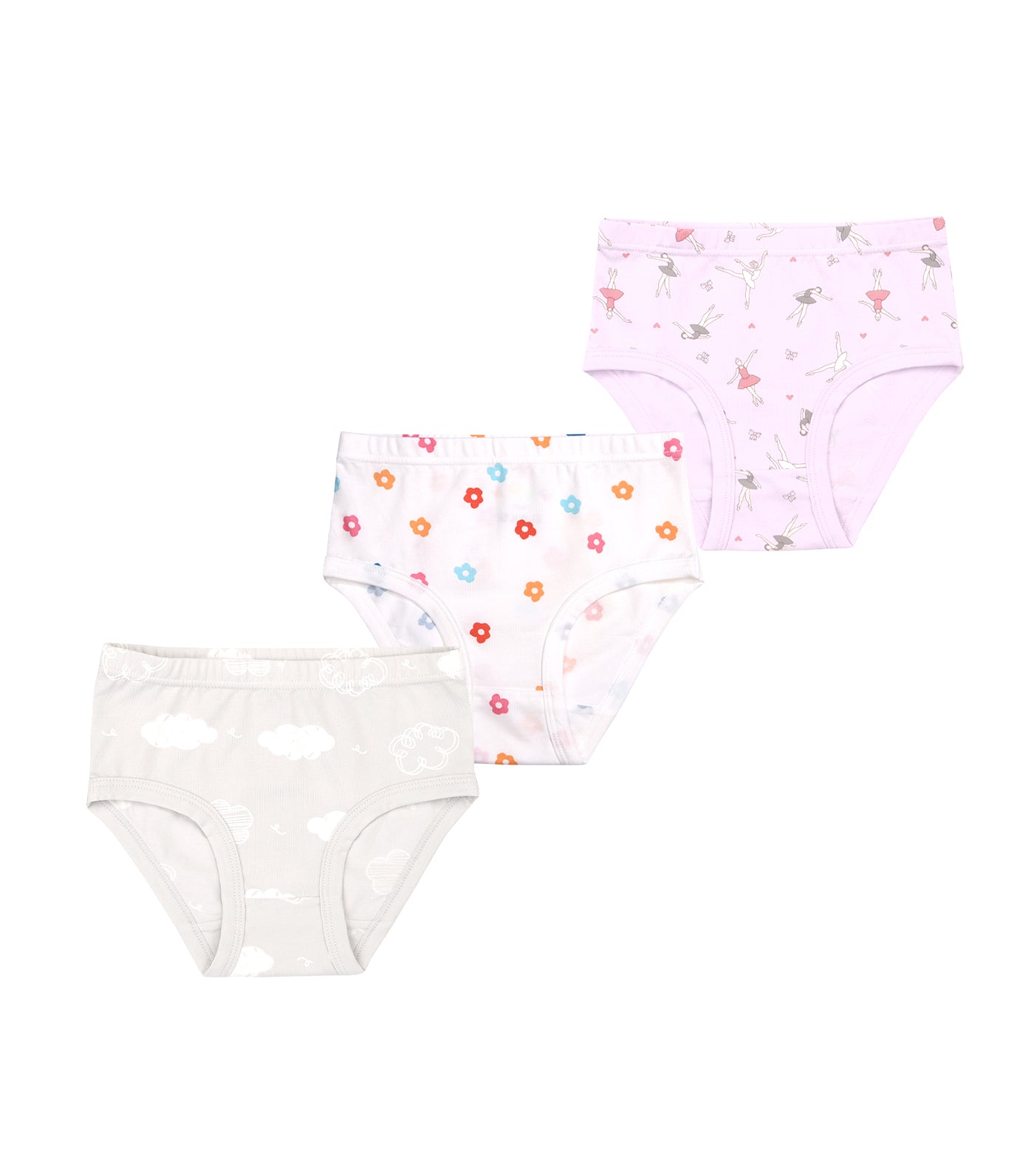 Meet My Feet Ballerina Undies - Set of 3