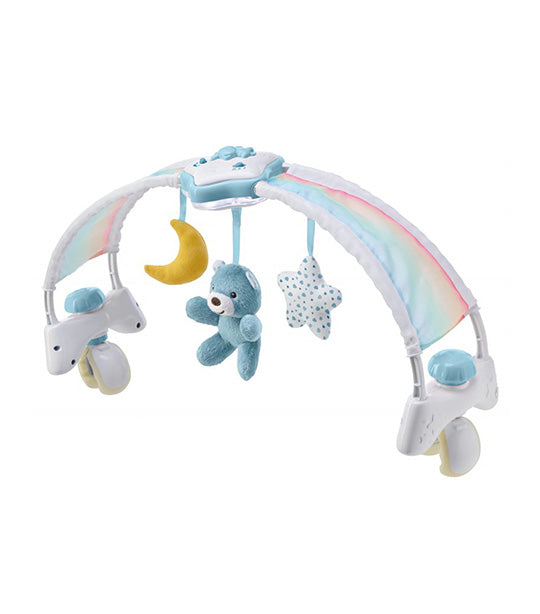 Rainbow Sky Cot Mobile - Blue