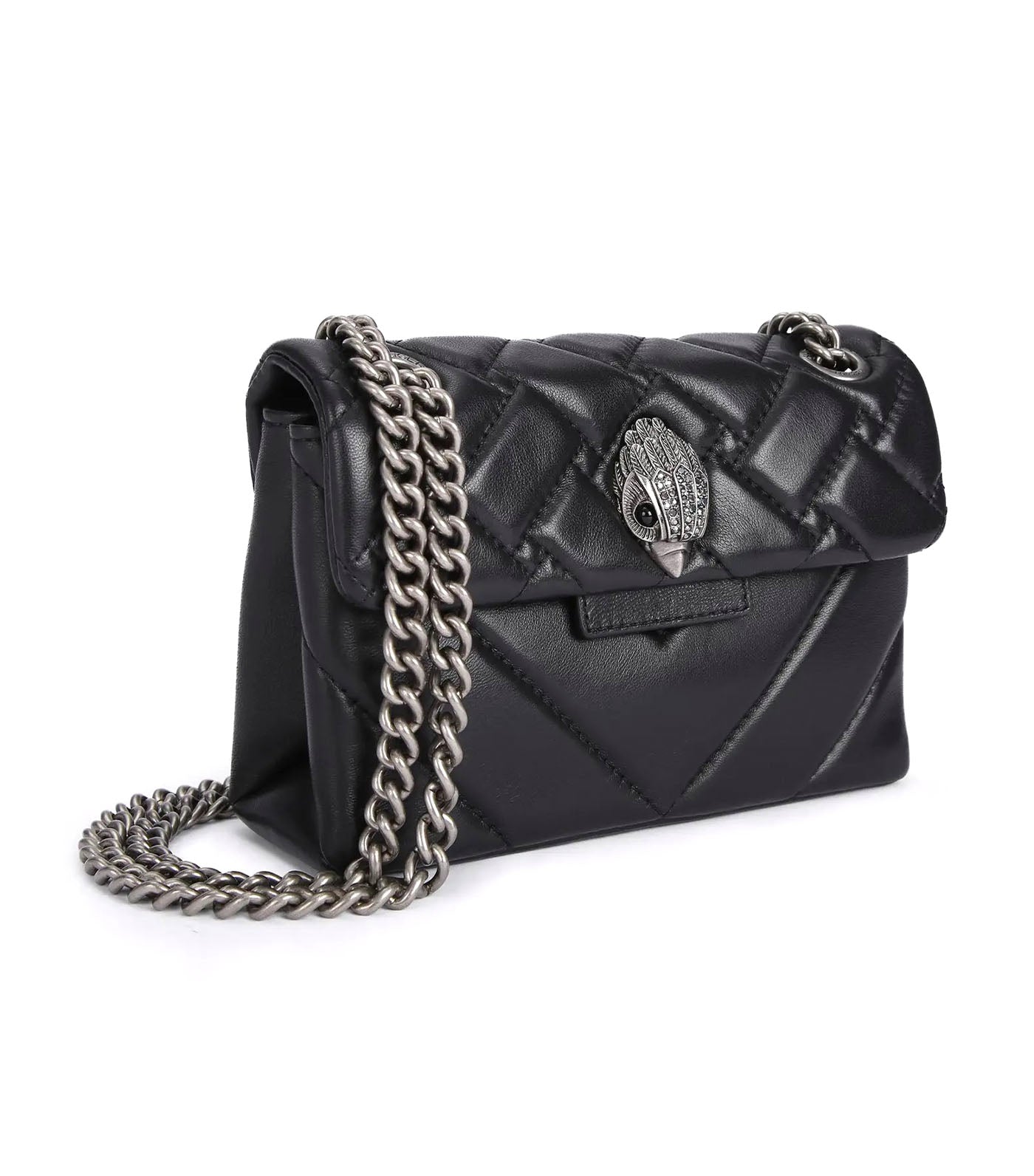 Leather Mini Kensington Bag Black