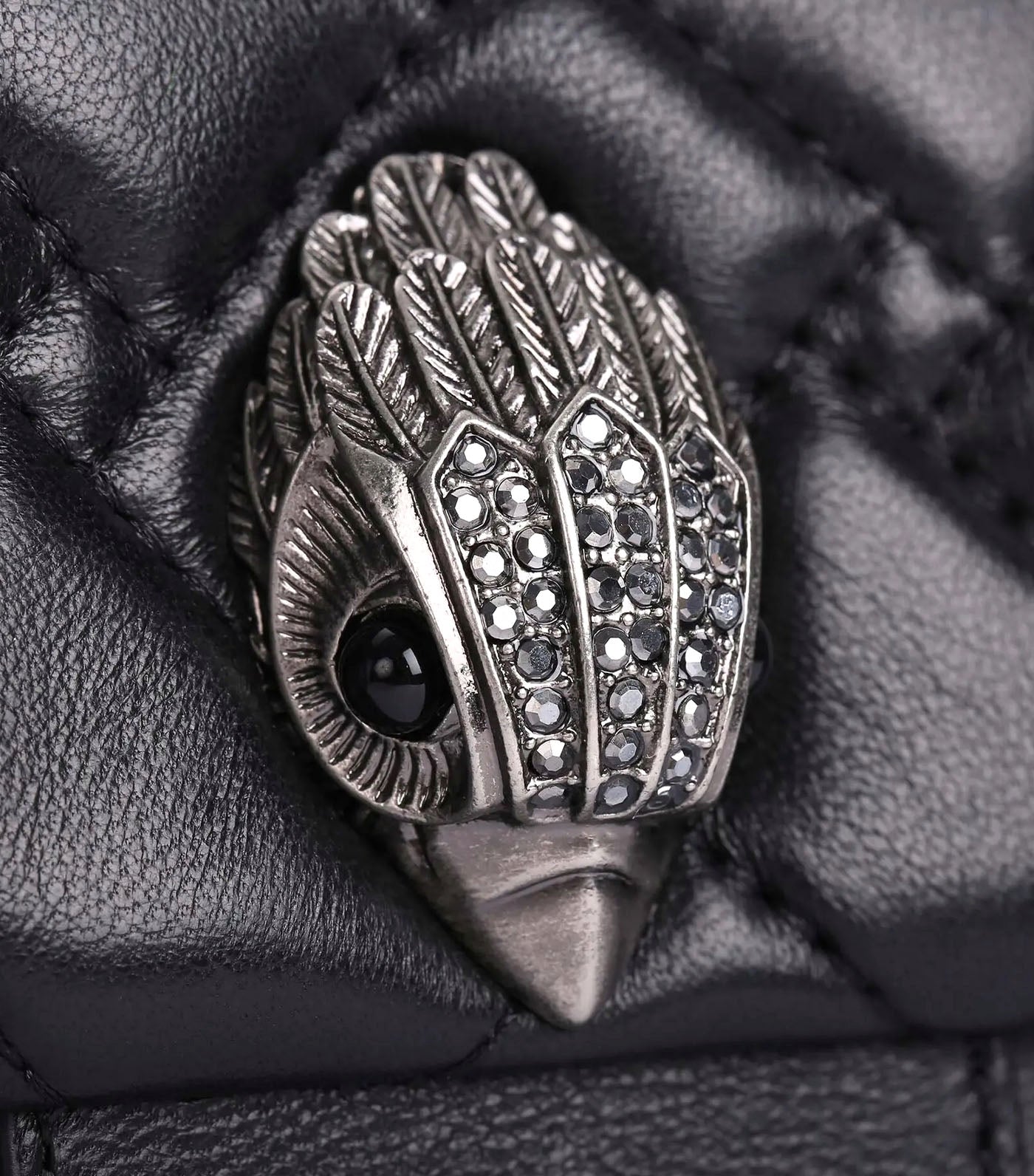 Leather Mini Kensington Bag Black