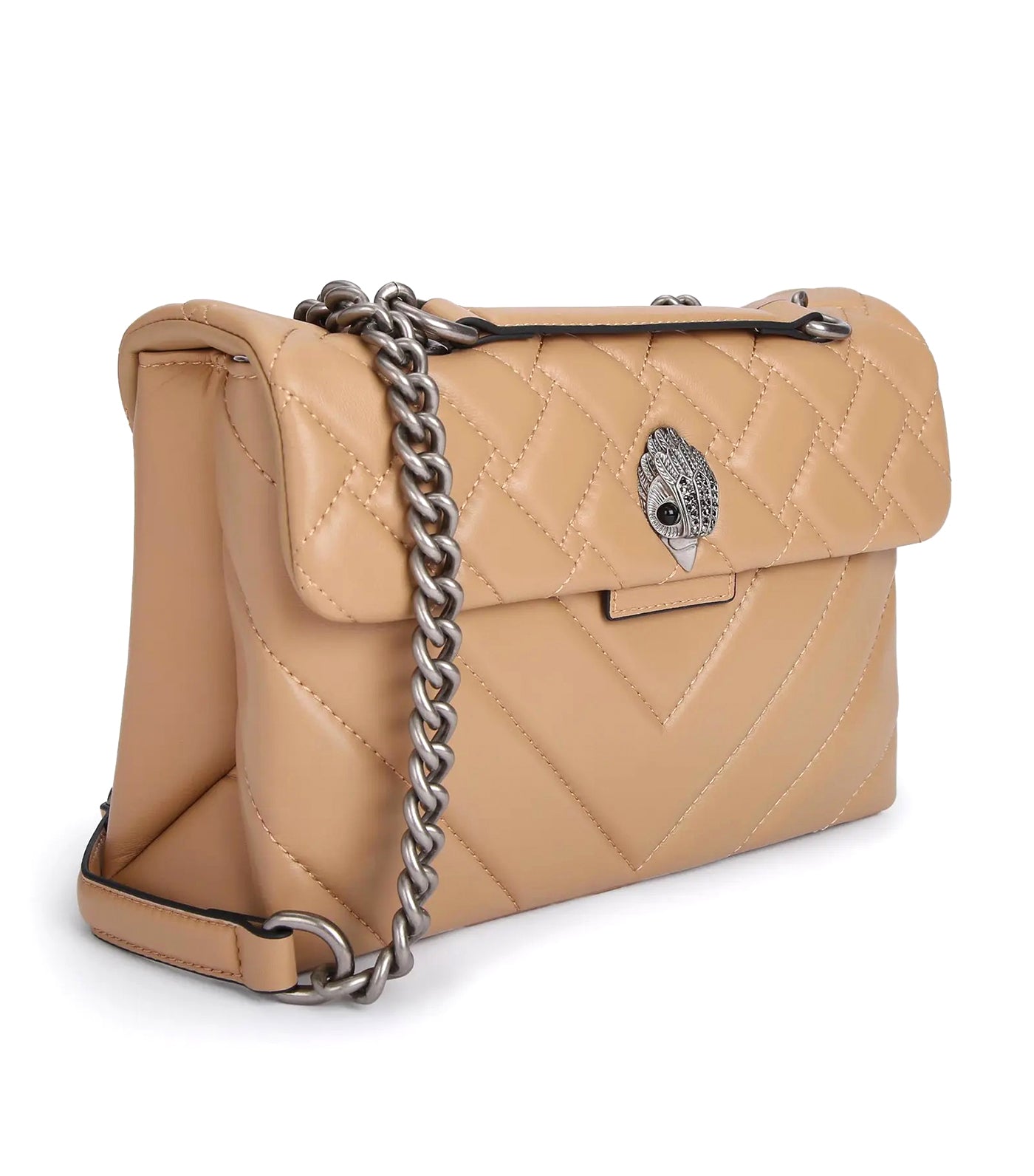 Leather Kensington Bag Camel