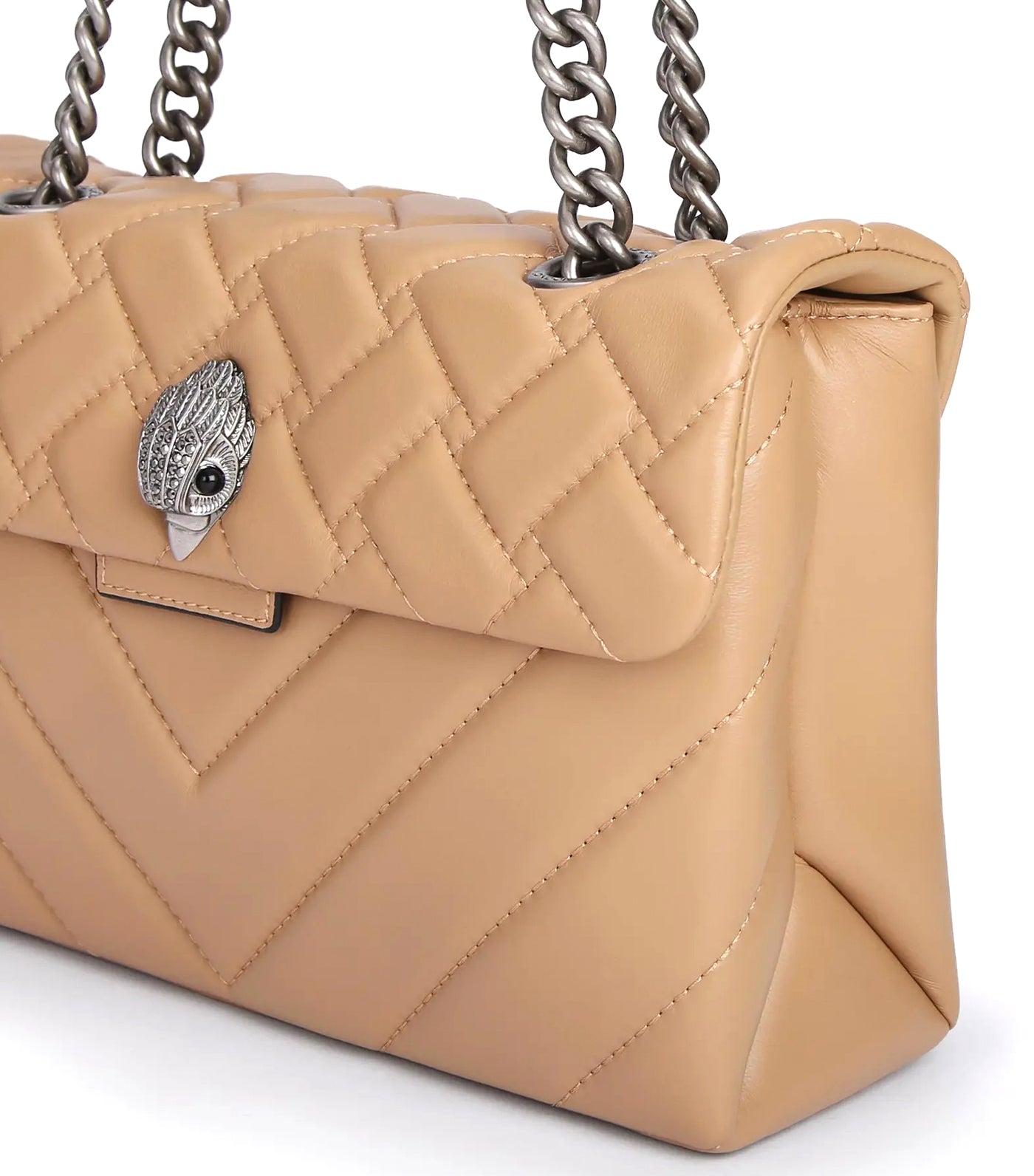 Leather Kensington Bag Camel