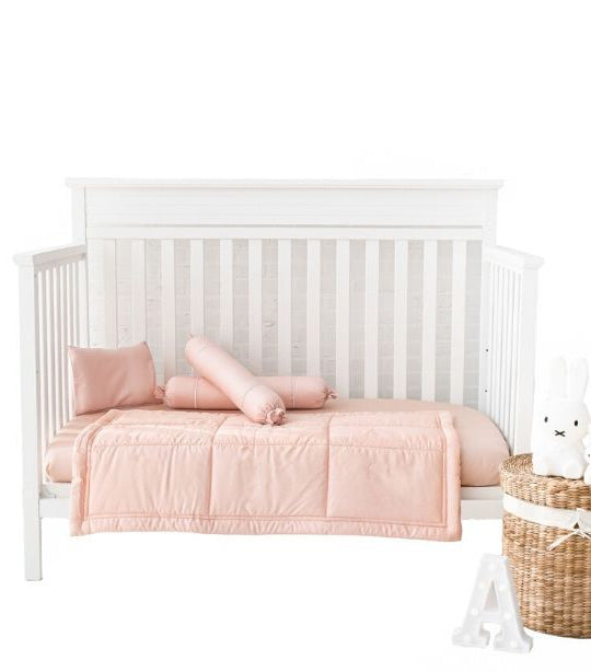 Organic Bamboo Lyocell Baby Comforter Set - Pink
