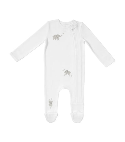 Pima Cotton Layette Nursery Pajama - Elephant