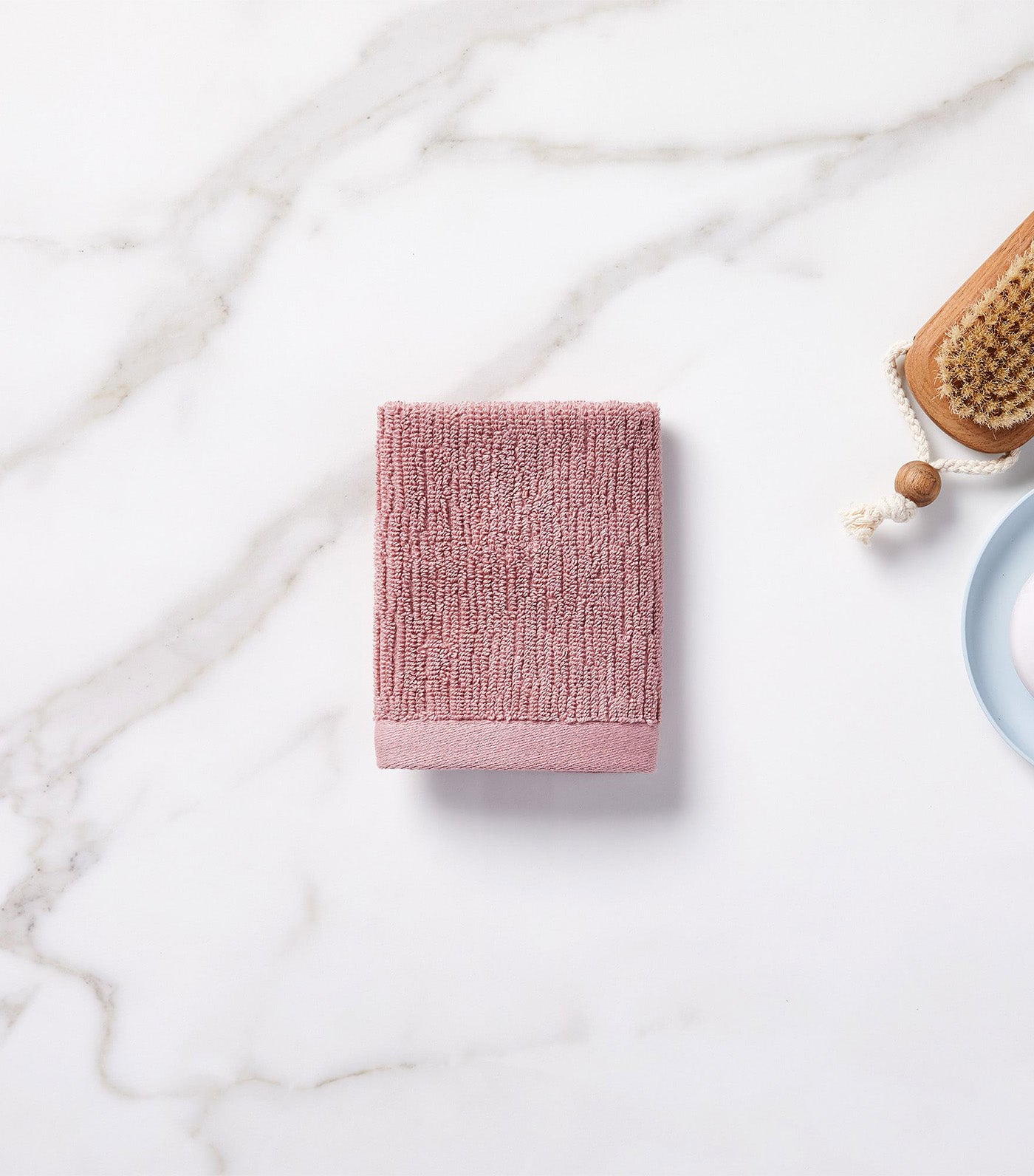 west elm Organic Quick-Dry Towel - Pink Stone