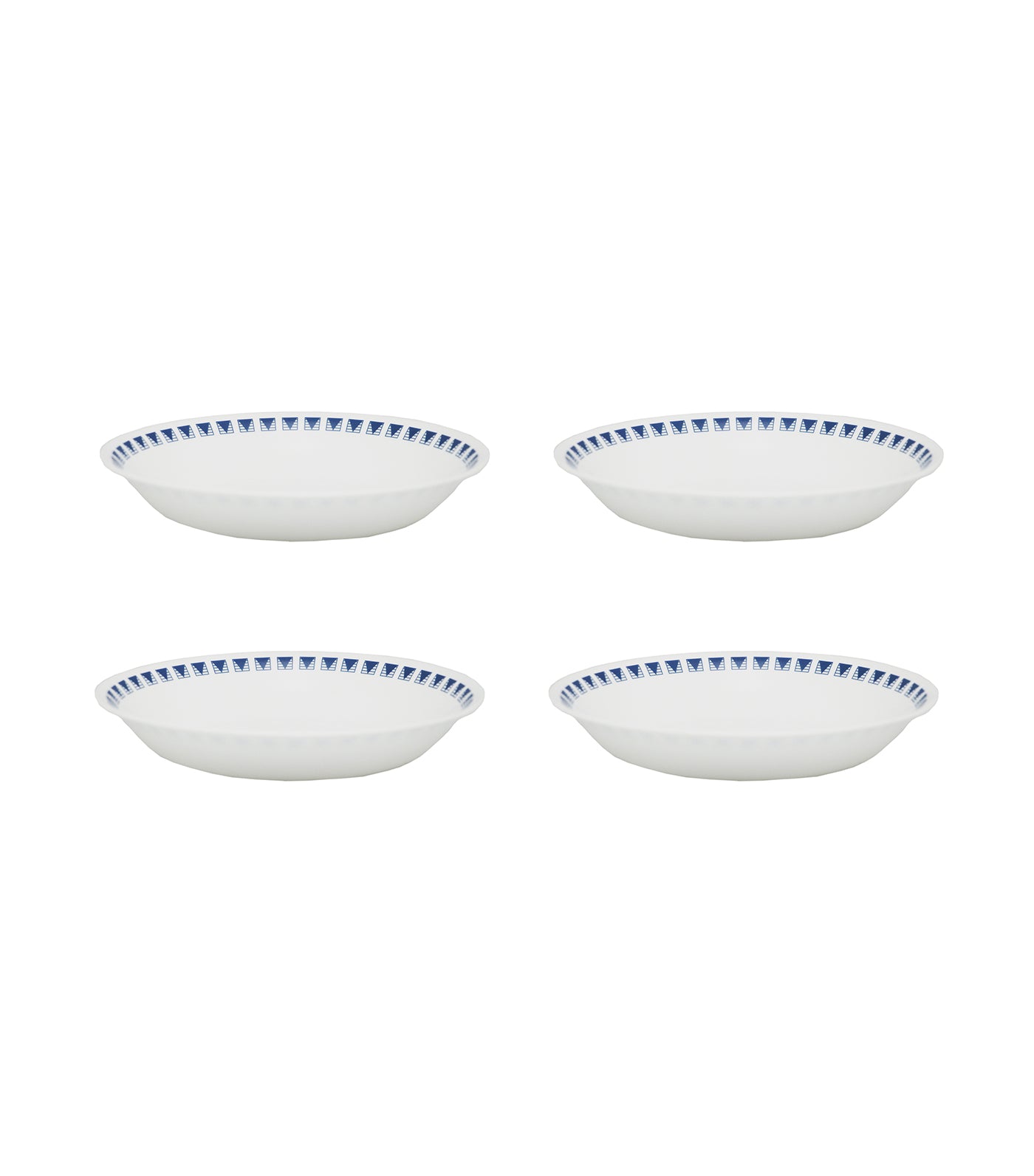 Corelle 4-Piece Soup Plate Set - Wheeler Diamond