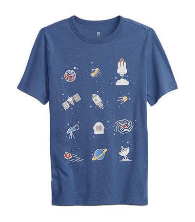 Graphic T-Shirt - Docksider Blue