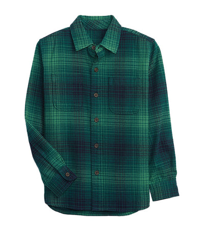 Flannel Shirt - Green Plaid