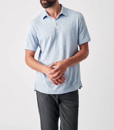 Cloud™ Short-Sleeve Polo Shirt Blue