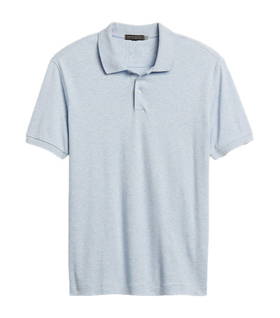 Luxury-Touch Performance Polo Blue
