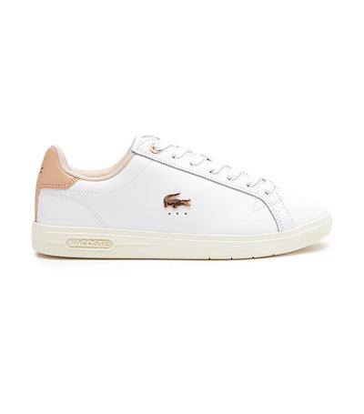 Women's Graduate Pro Leather Sneakers White/Light Pink