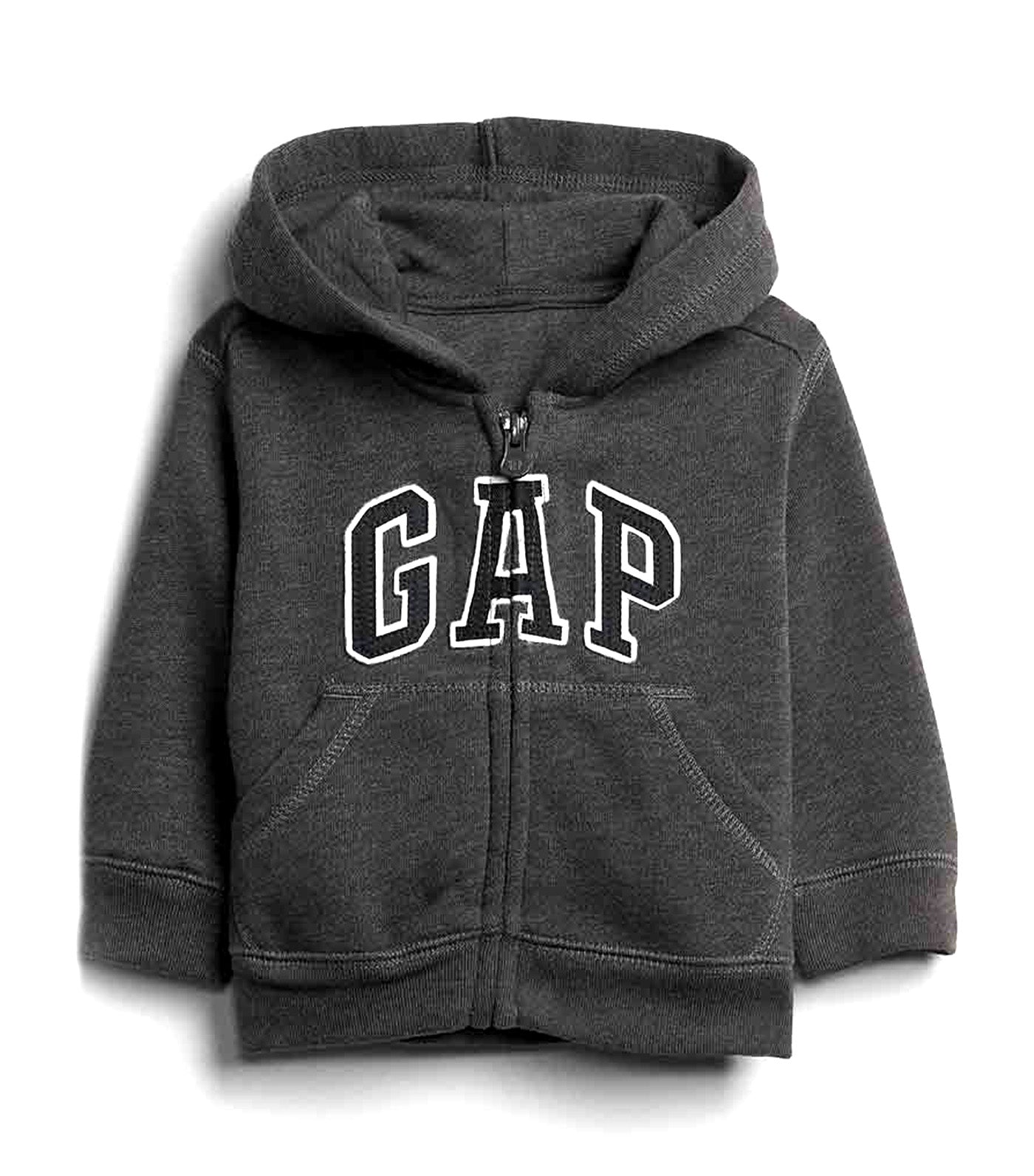 Toddler Gap Logo Zip Hoodie - Charcoal Gray B65