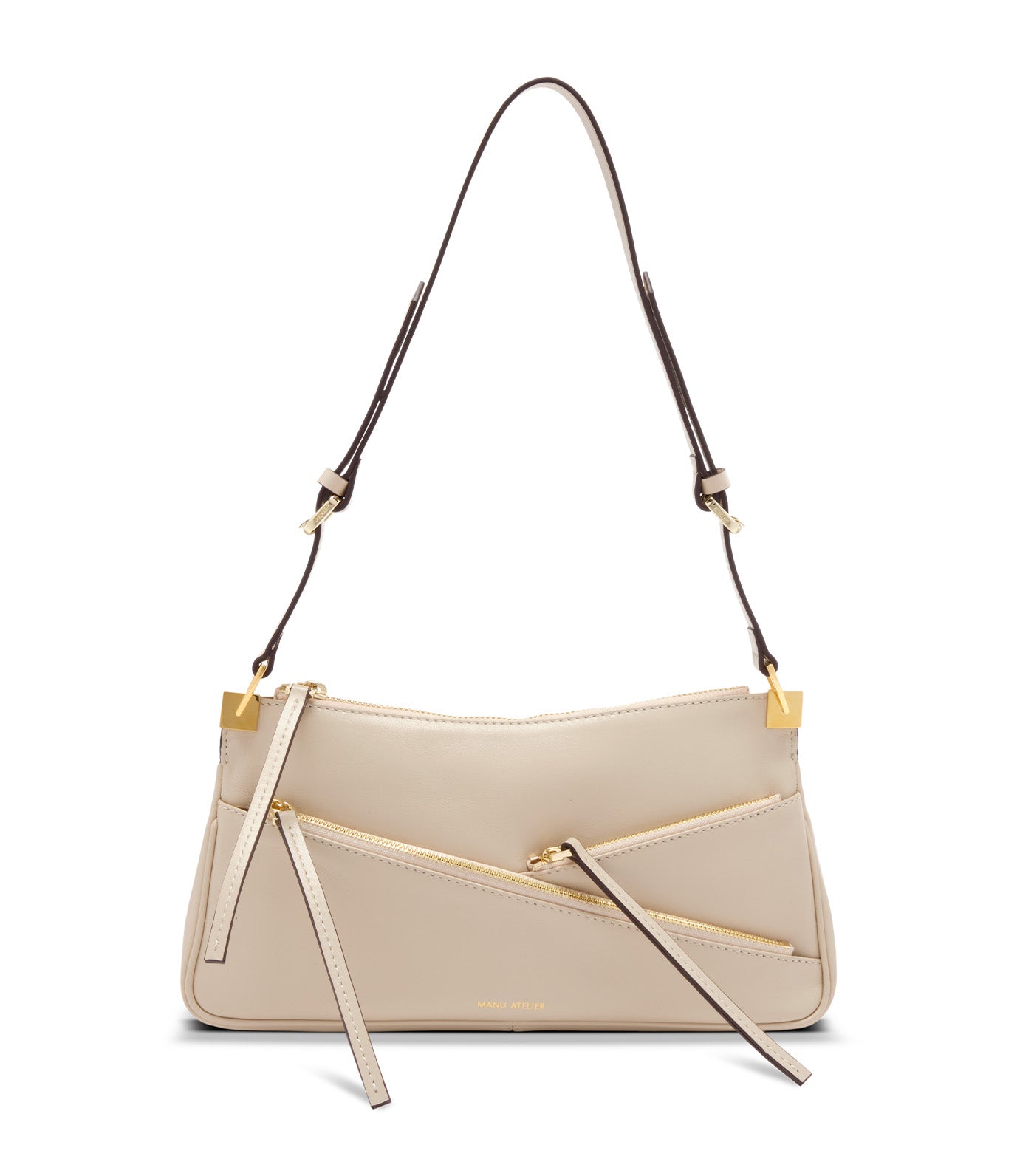 Three Zipped Bag Ivory