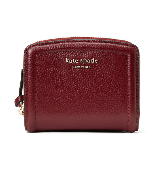 Knott Small Compact Wallet Autumnal Red