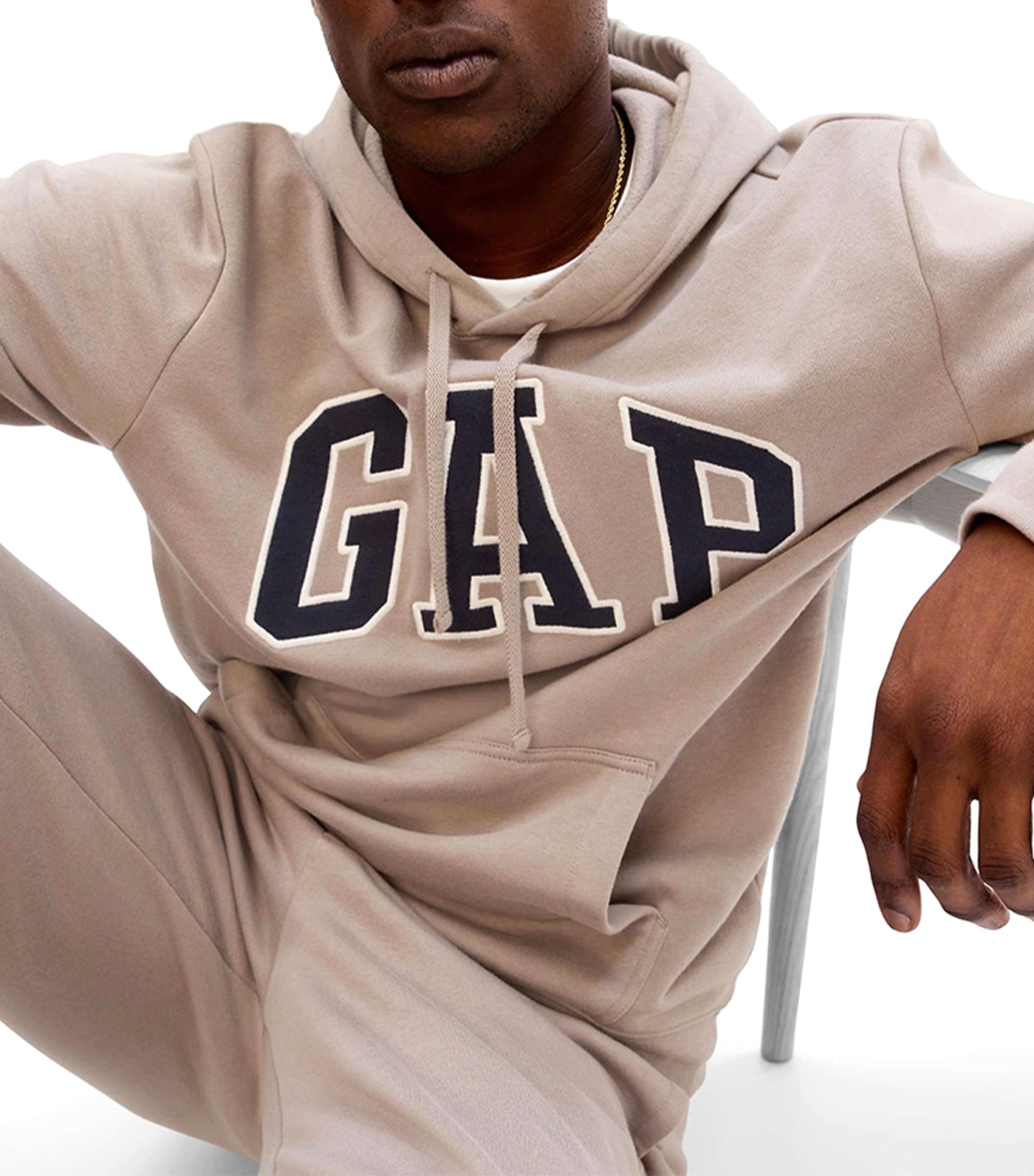 Logo Hoodie Trigger Brown