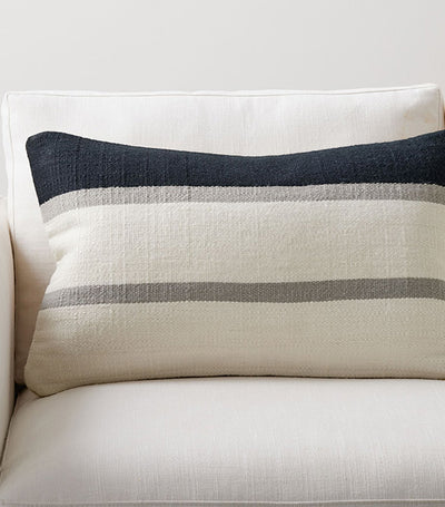 Pottery Barn Theo Striped Lumbar Pillow Cover