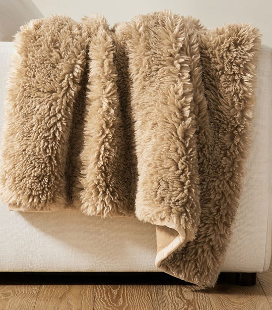 Pottery Barn Dream Faux Fur Throw