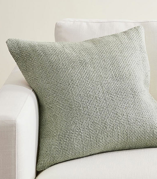 Pottery Barn Faye Linen Textured Pillow Cover