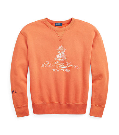 Women’s Logo Graphic Fleece Sweatshirt Orange