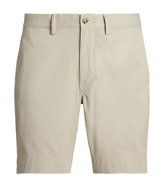 Men’s 8-Inch Stretch Straight Fit Chino Shorts Beige