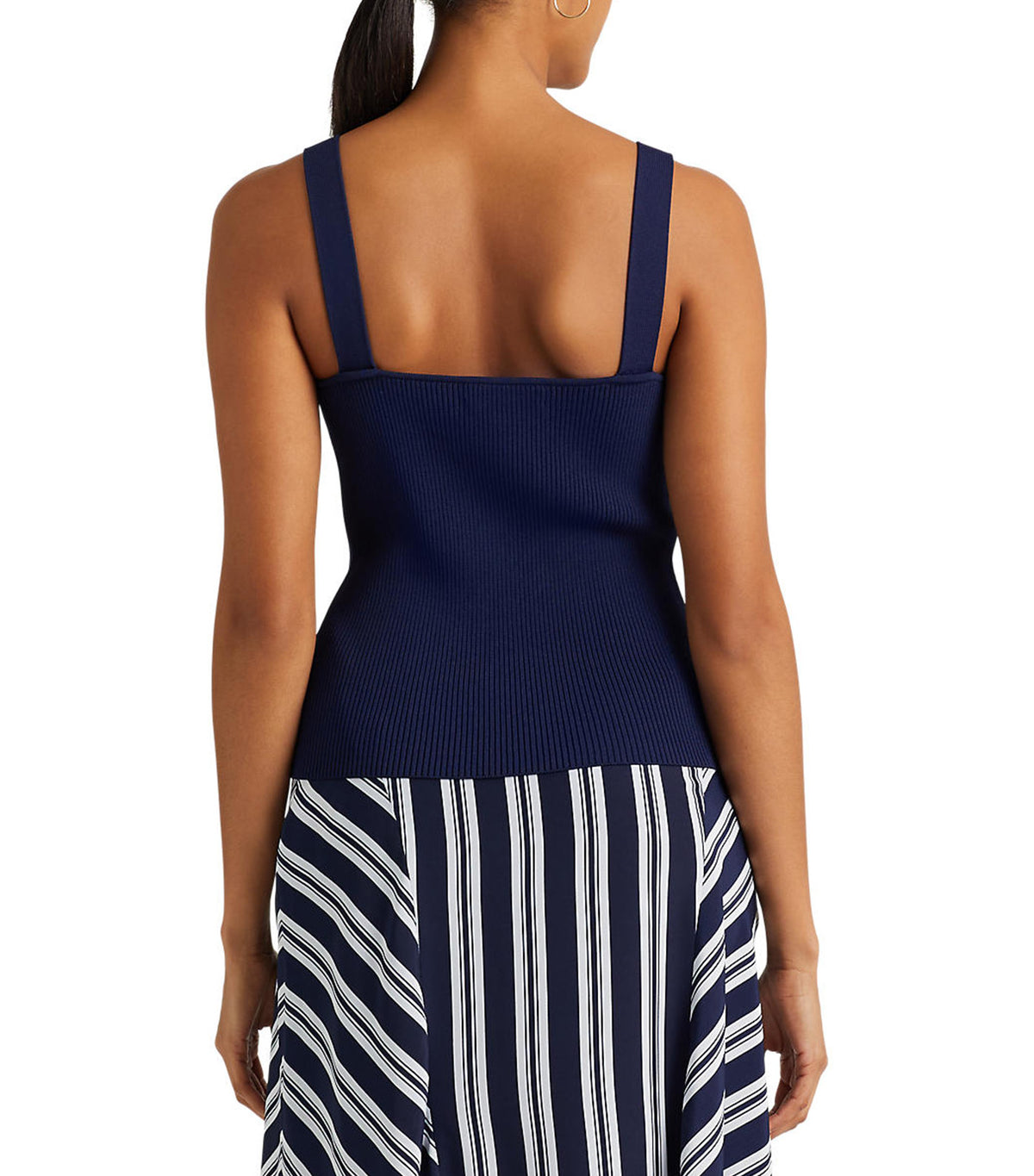 Women's Rib-Knit Tank Top Navy