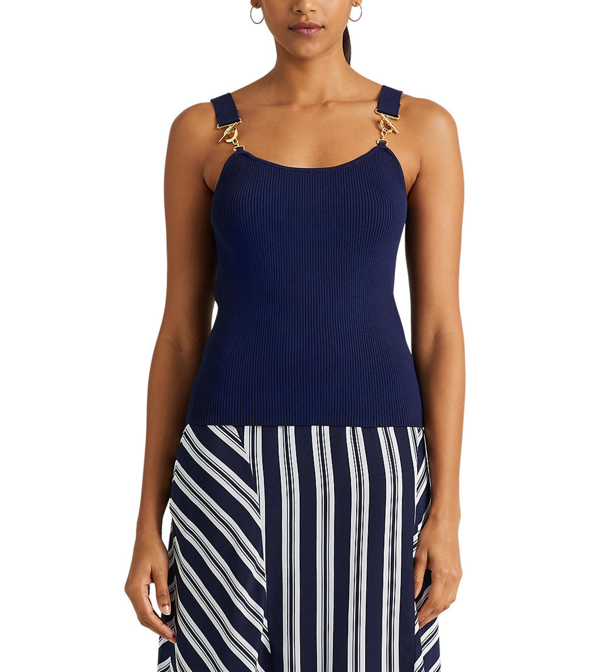 Women's Rib-Knit Tank Top Navy