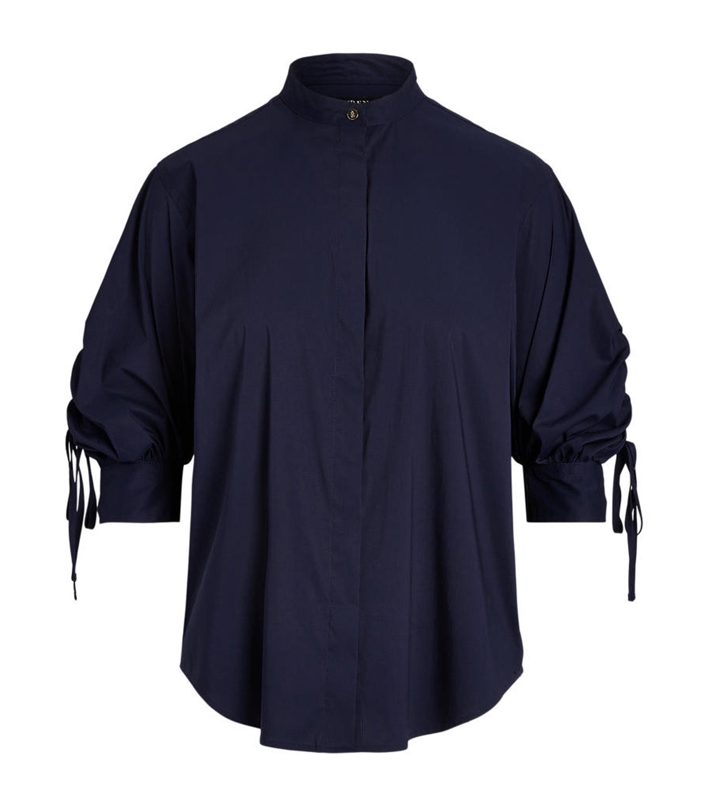 Women's Cotton-Blend Shirt Navy