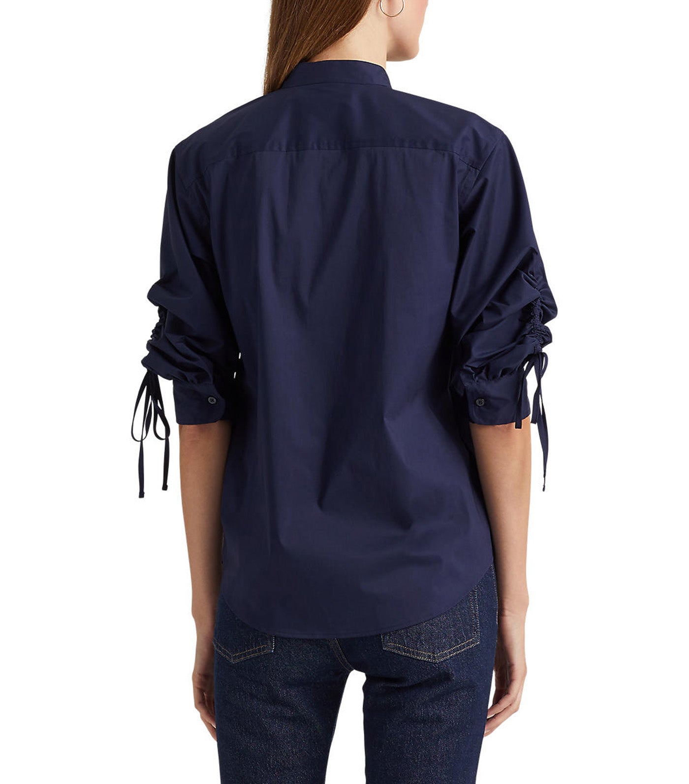 Women's Cotton-Blend Shirt Navy