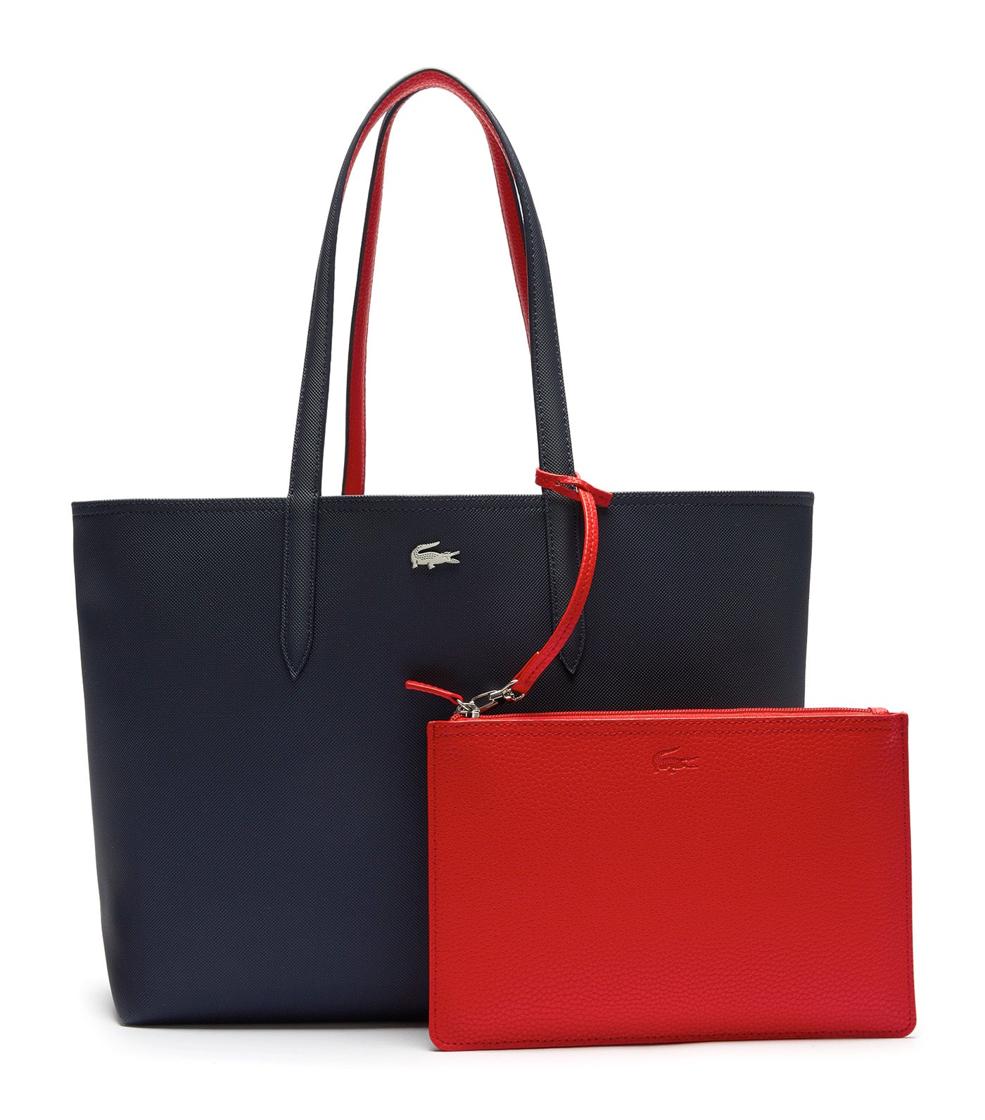 Women's Anna Reversible Bicolor Tote Bag Peacoat Salsa