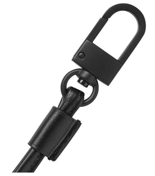 Extreme 3.0 Leather Neck Strap Black