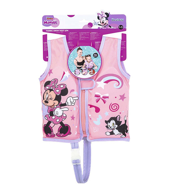 Bestway Disney Junior® Mickey & Friends Minnie Mouse Fabric Kids Swim Vest - S/M