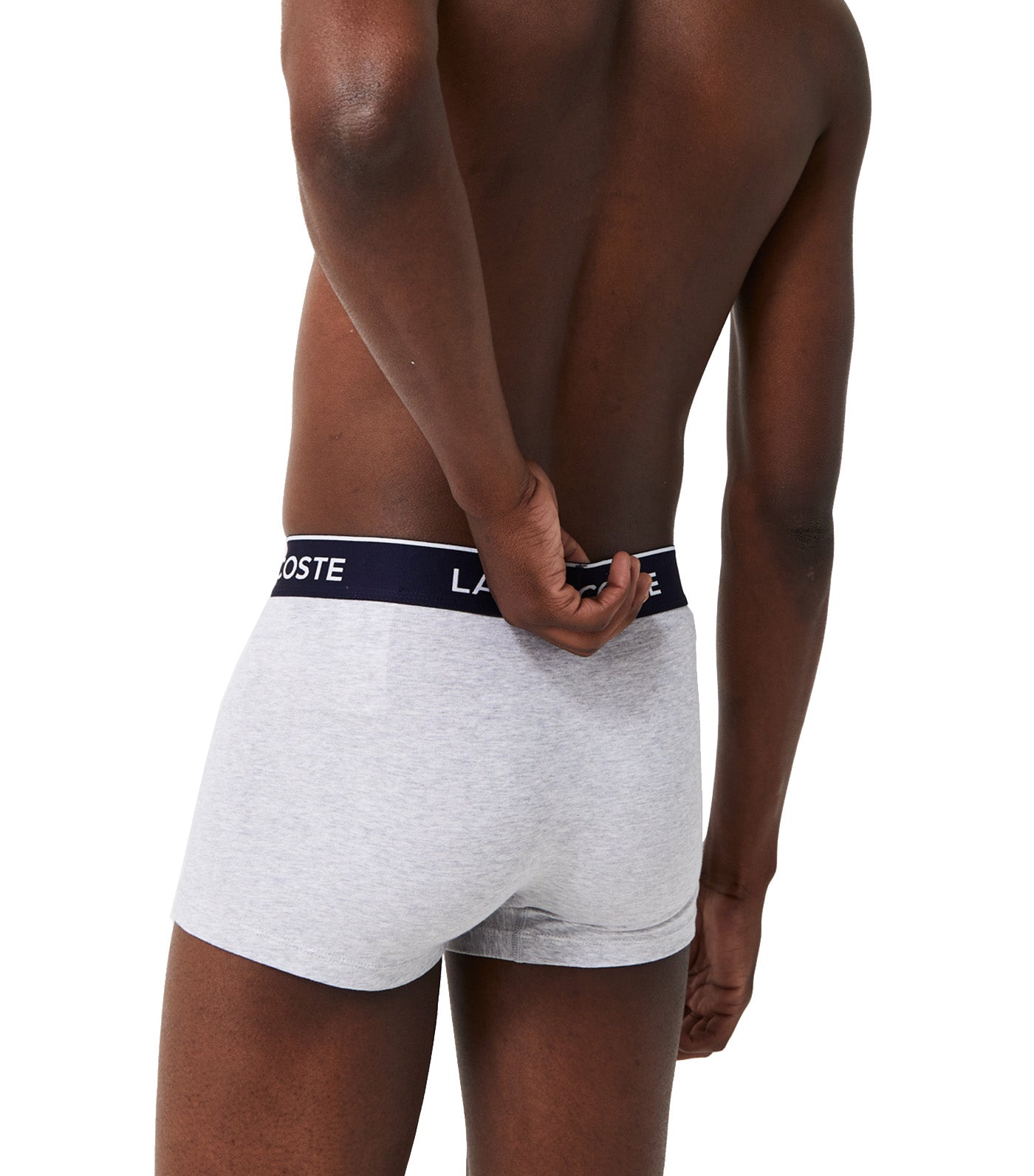 Pack of 3 Casual Boxer Briefs Silver Chine