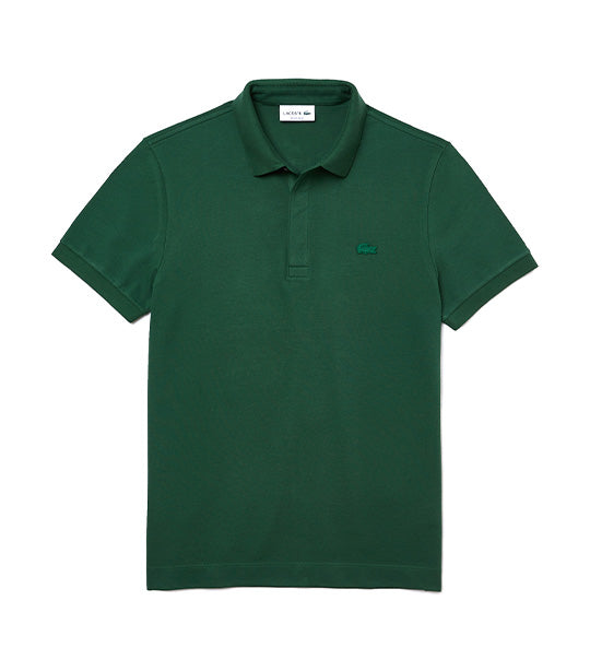 Men's Paris Polo Shirt Regular Fit Stretch Cotton Piqué Green
