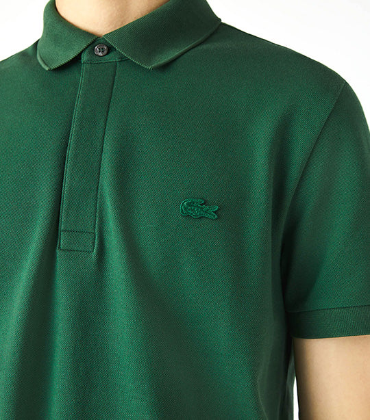 Men's Paris Polo Shirt Regular Fit Stretch Cotton Piqué Green