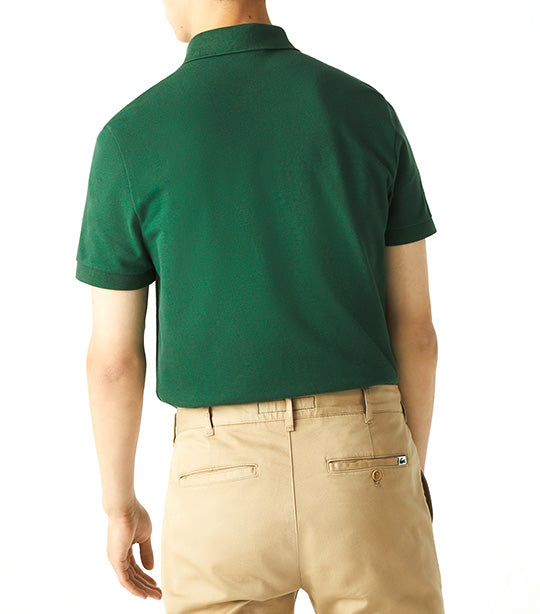 Men's Paris Polo Shirt Regular Fit Stretch Cotton Piqué Green