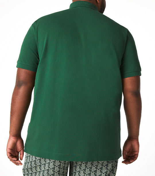 Men's Paris Polo Shirt Regular Fit Stretch Cotton Piqué Green