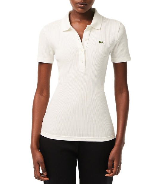 Women’s Organic Cotton Polo Shirt Flour