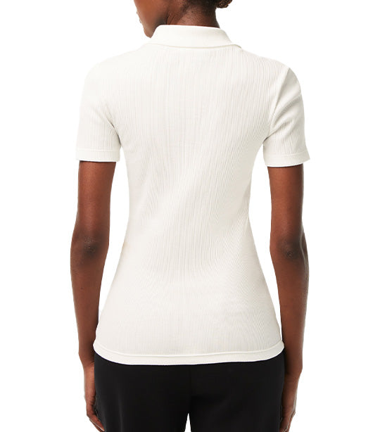 Women’s Organic Cotton Polo Shirt Flour