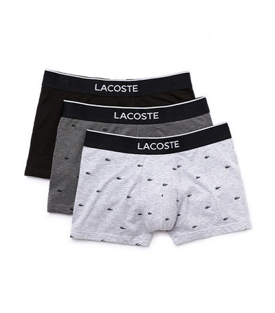 Casual Signature Boxer Briefs Pack of 3 Black/Pitch Chine/ Silver