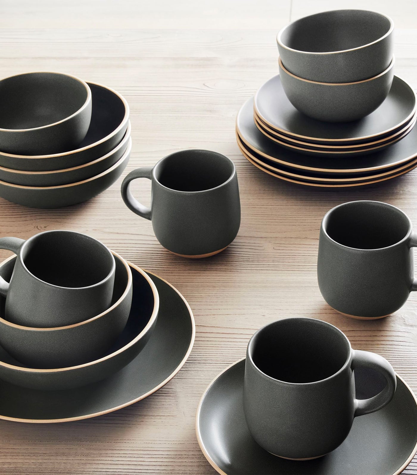 west elm Mill Stoneware Collection - Black